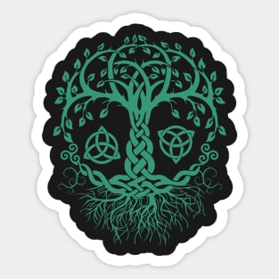 CELTIC TREE OF LIFE - PAGAN, VIKING, CELTIC AND DRUIDISM Sticker